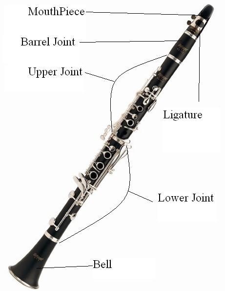 Physical Parts and Material - The Clarinet